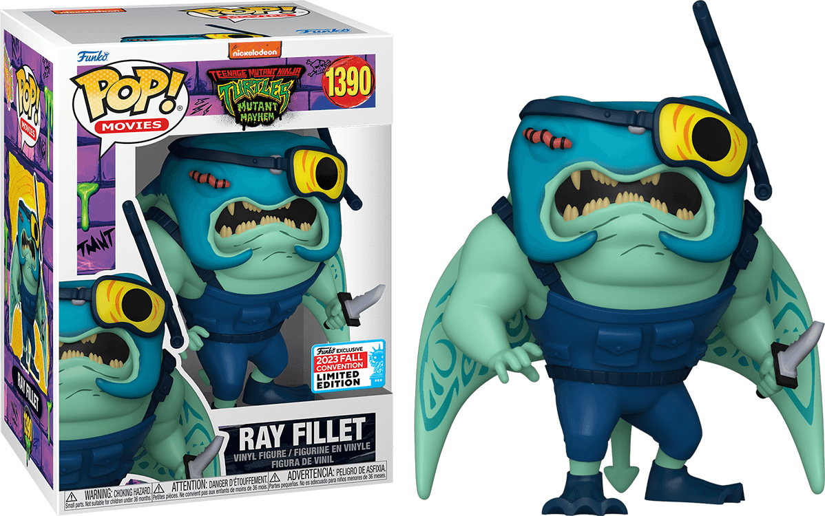 FUN71720 Teenage Mutant Ninja Turtles - Manta Dude NYCC 2023 US Exclusive Pop! Vinyl [RS] - Funko - Titan Pop Culture