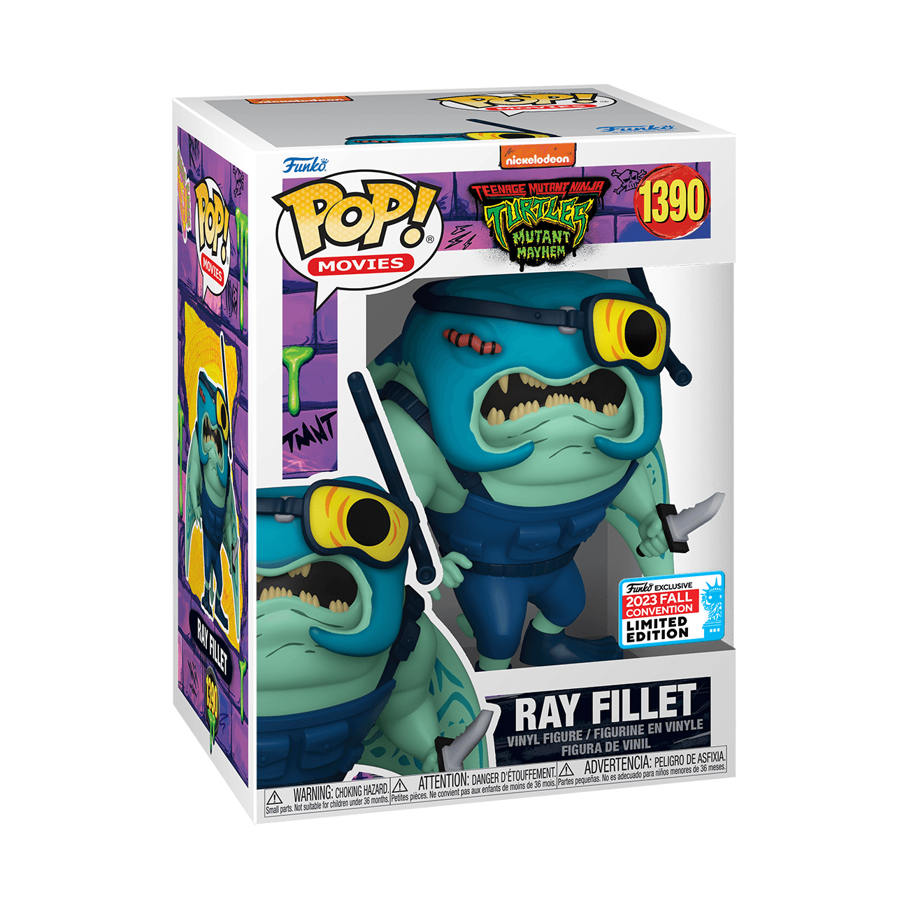 FUN71720 Teenage Mutant Ninja Turtles - Manta Dude NYCC 2023 US Exclusive Pop! Vinyl [RS] - Funko - Titan Pop Culture