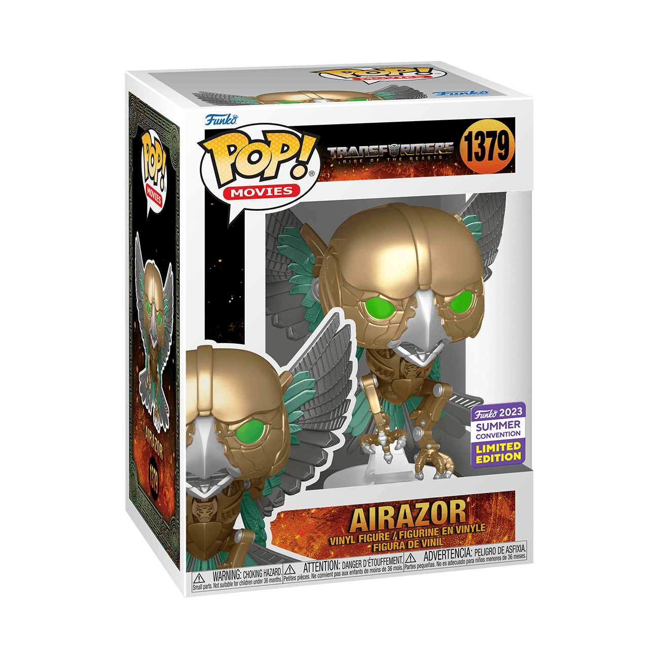 FUN71723 Transformers: Rise of the Beasts (2023) - Airazor SDCC 2023 US Exclusive Pop! Vinyl [RS] - Funko - Titan Pop Culture