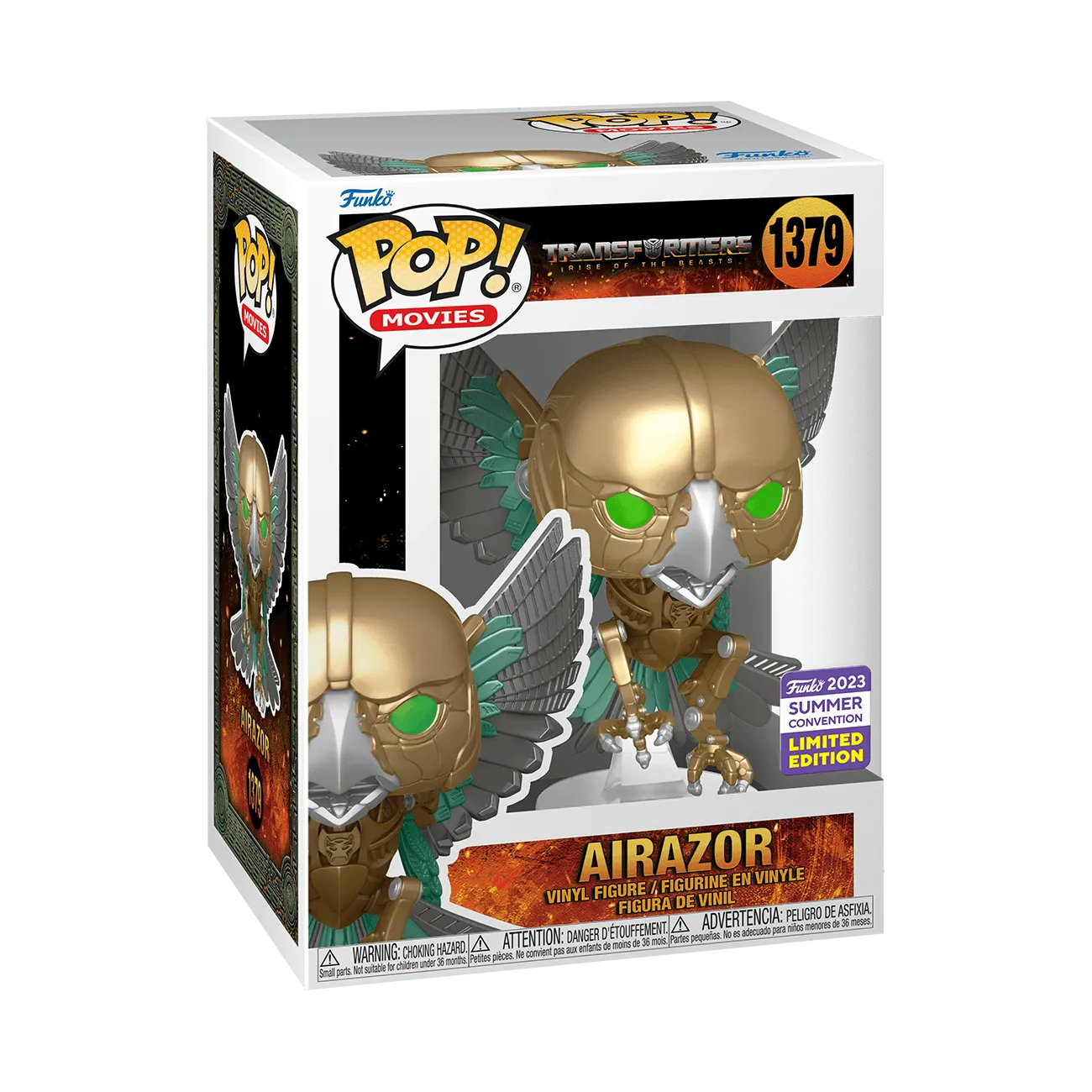 FUN71723 Transformers: Rise of the Beasts (2023) - Airazor SDCC 2023 US Exclusive Pop! Vinyl [RS] - Funko - Titan Pop Culture