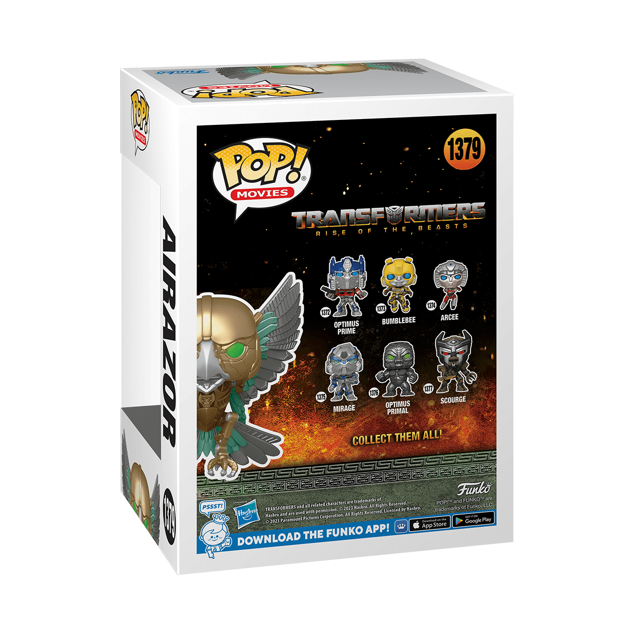 FUN71723 Transformers: Rise of the Beasts (2023) - Airazor SDCC 2023 US Exclusive Pop! Vinyl [RS] - Funko - Titan Pop Culture