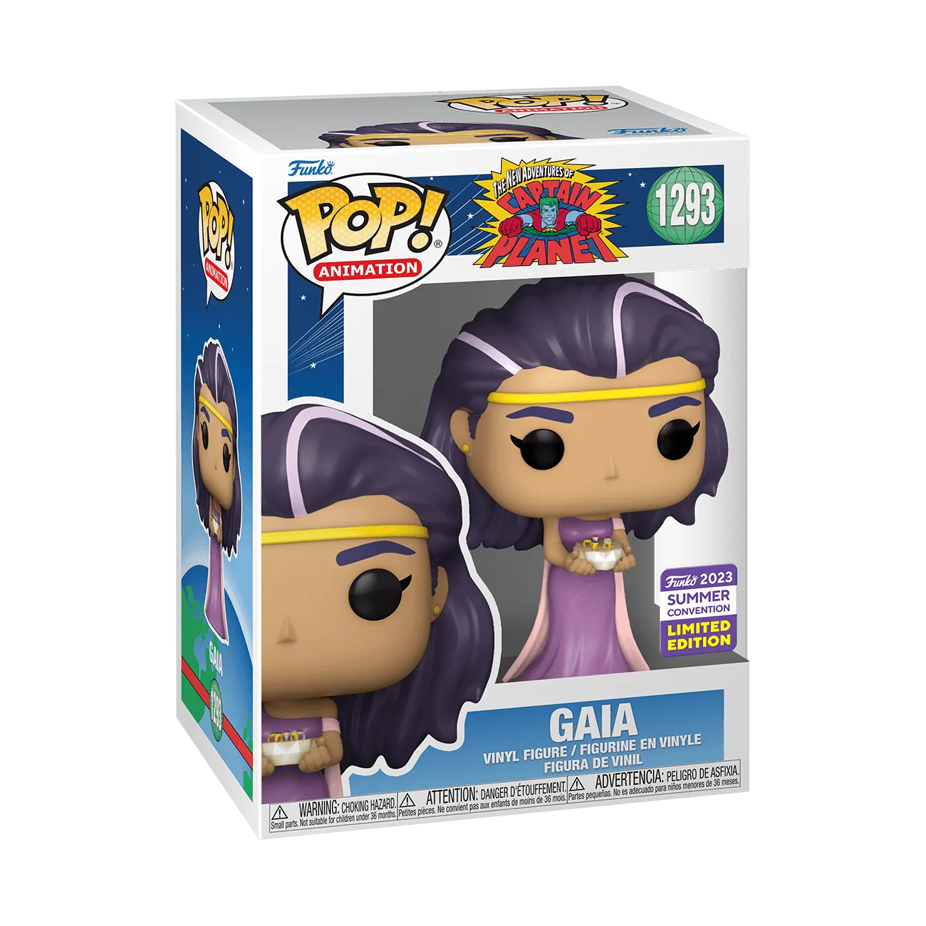 FUN71732 Captain Planet - Gaia SDCC 2023 US Exclusive Pop! Vinyl [RS] - Funko - Titan Pop Culture