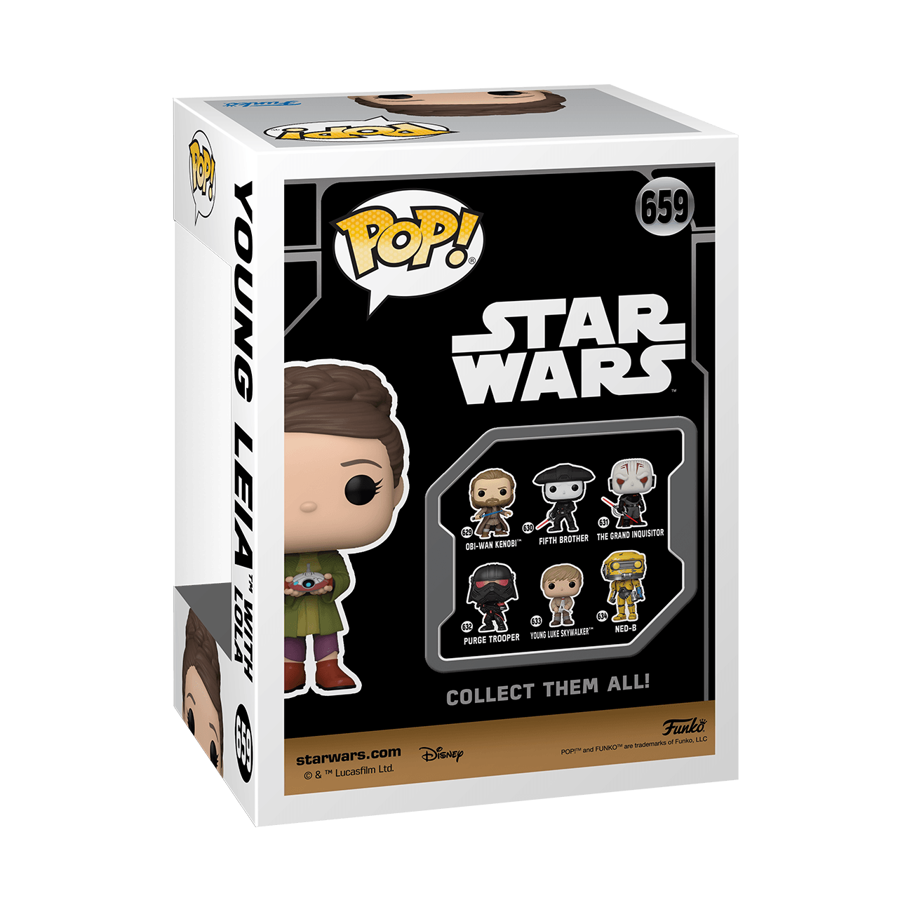 FUN71741 Star Wars: Obi Wan Kenobi - Leia with Lola SDCC 2023 US Exclusive Pop! Vinyl [RS] - Funko - Titan Pop Culture