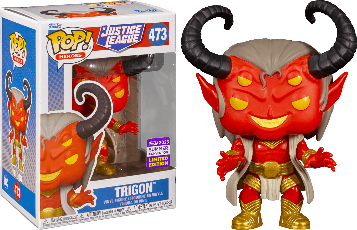 FUN71746 DC Comics - Trigon SDCC 2023 US Exclusive Pop! Vinyl [RS] - Funko - Titan Pop Culture