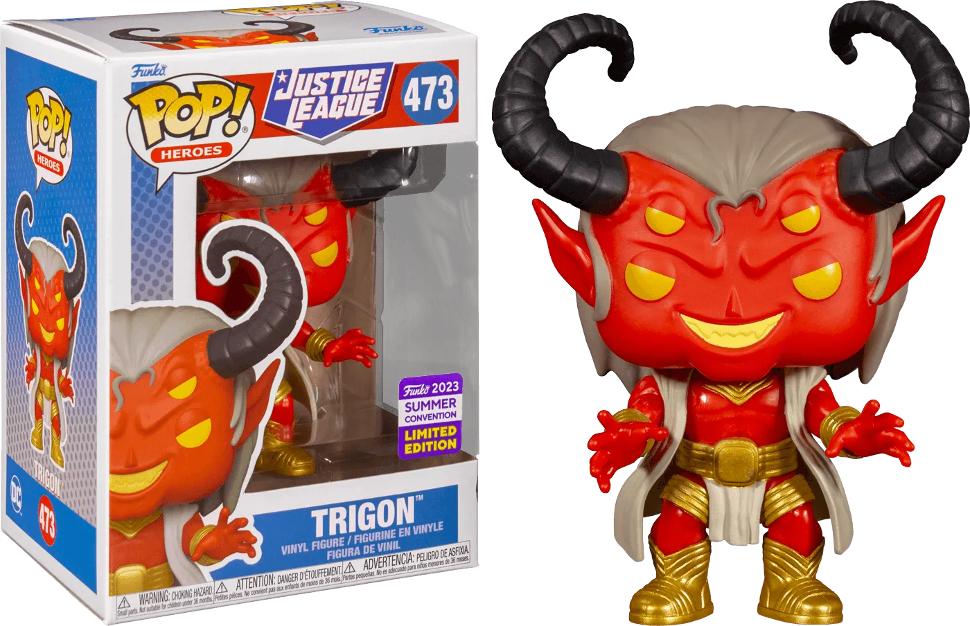 FUN71746 DC Comics - Trigon SDCC 2023 US Exclusive Pop! Vinyl [RS] - Funko - Titan Pop Culture