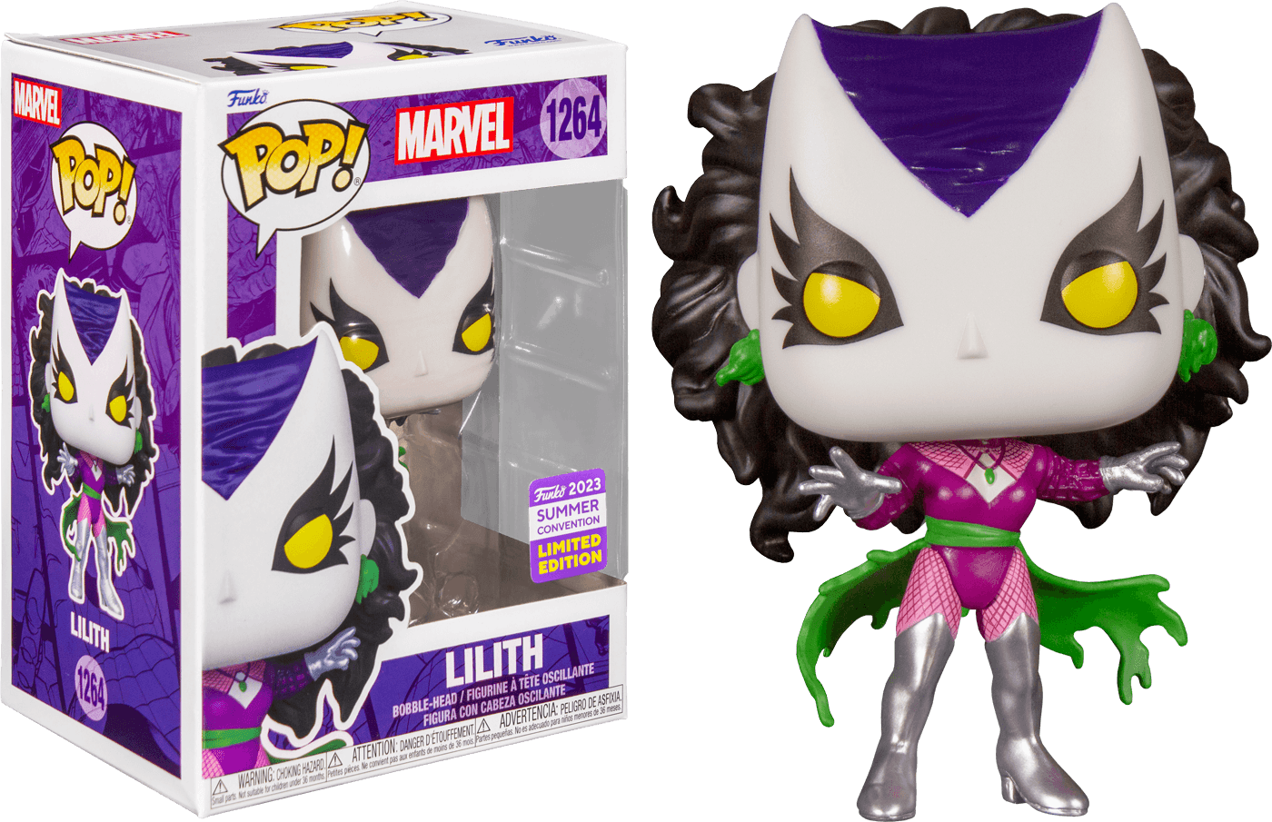 FUN71752 Marvel Comics - Lilith SDCC 2023 US Exclusive Pop! Vinyl [RS] - Funko - Titan Pop Culture