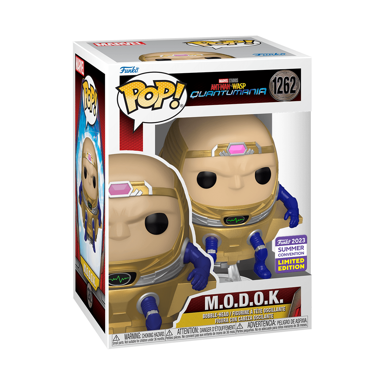 FUN71753 Ant-Man and the Wasp: Quantumania - M.O.D.O.K Unmasked SDCC 2023 US Exclusive Pop! Vinyl [RS] - Funko - Titan Pop Culture