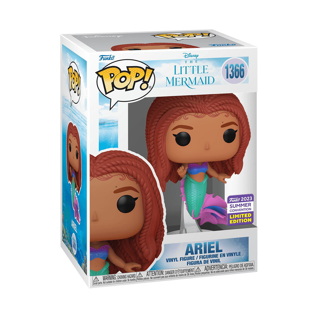 FUN71756 Little Mermaid (2023) - Ariel as Mermaid SDCC 2023 US Exclusive Pop! Vinyl [RS] - Funko - Titan Pop Culture