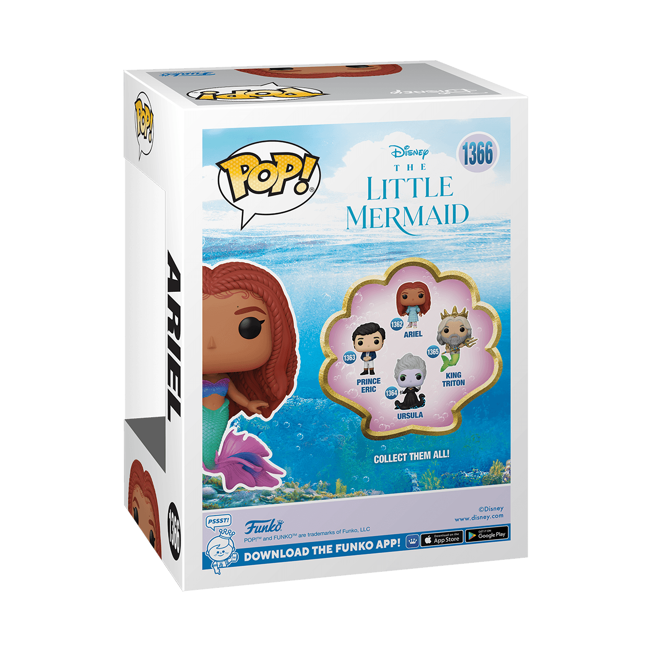 FUN71756 Little Mermaid (2023) - Ariel as Mermaid SDCC 2023 US Exclusive Pop! Vinyl [RS] - Funko - Titan Pop Culture