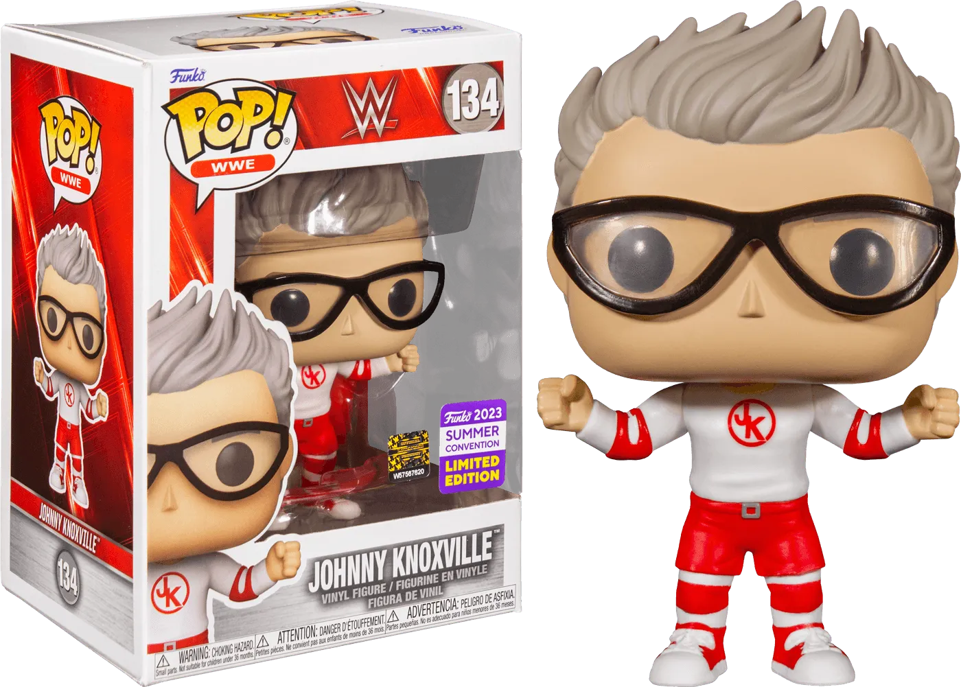 FUN71760 WWE - Johnny Knoxville SDCC 2023 US Exclusive Pop! Vinyl [RS] - Funko - Titan Pop Culture