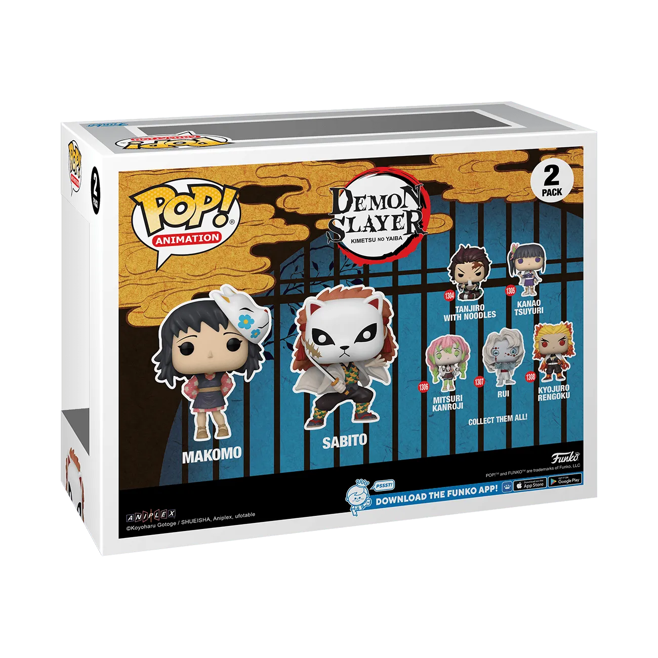 FUN71762 Demon Slayer - Sabito & Makomo NYCC 2023 US Exclusive Pop! Vinyl 2-Pack [RS] - Funko - Titan Pop Culture