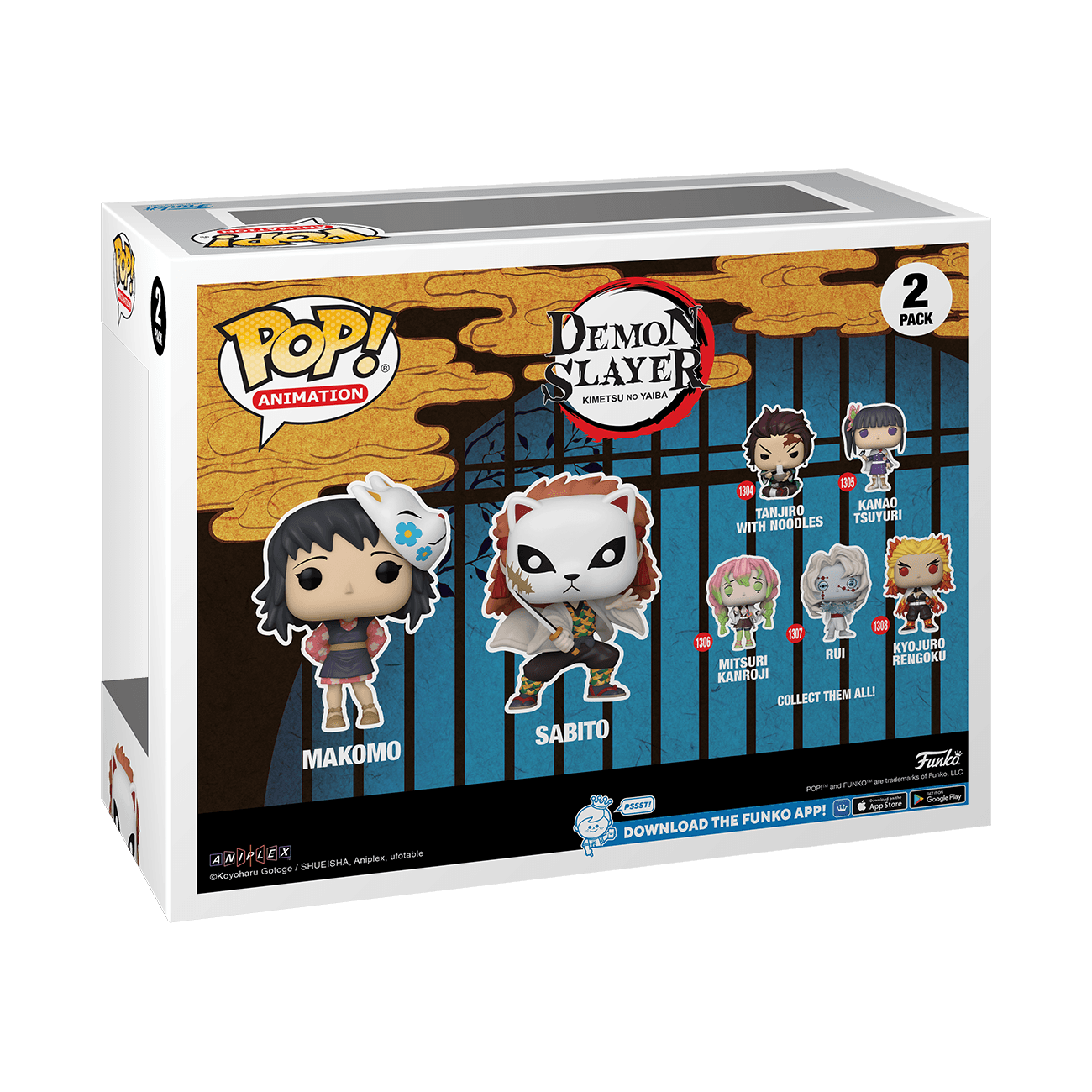 FUN71762 Demon Slayer - Sabito & Makomo NYCC 2023 US Exclusive Pop! Vinyl 2-Pack [RS] - Funko - Titan Pop Culture