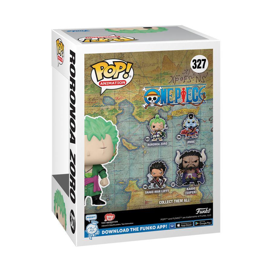 FUN71816 One Piece - Roronoa Zoro US Exclusive Glow Pop! Vinyl [RS] - Funko - Titan Pop Culture