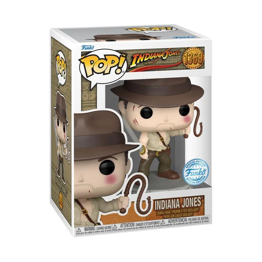 FUN71863 Indiana Jones and the Temple of Doom - Indiana Jones (with Whip) Pop! Vinyl - Funko - Titan Pop Culture