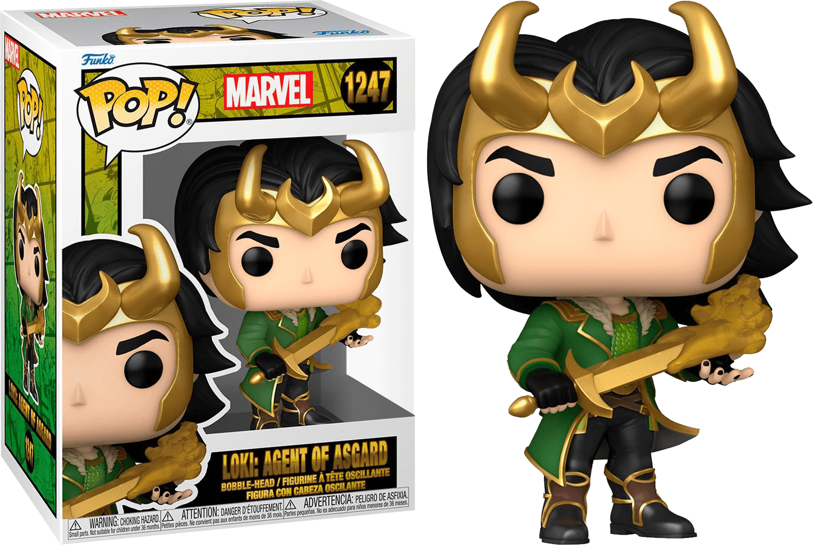 FUN71896 Marvel Comics - Loki, Agent of Asgard US Exclusive Pop! Vinyl [RS] - Funko - Titan Pop Culture