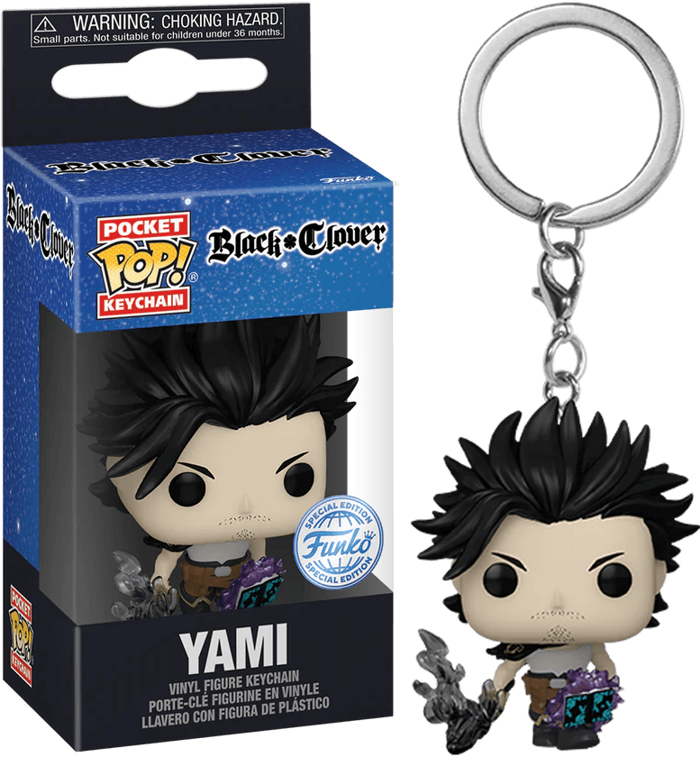 FUN71929 Black Clover - Yami US Exclusive Pop! Keychain [RS] - Funko - Titan Pop Culture