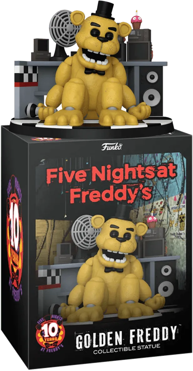 FUN71978 Five Nights at Freddy's - Golden Freddy Vinyl Statue - Funko - Titan Pop Culture