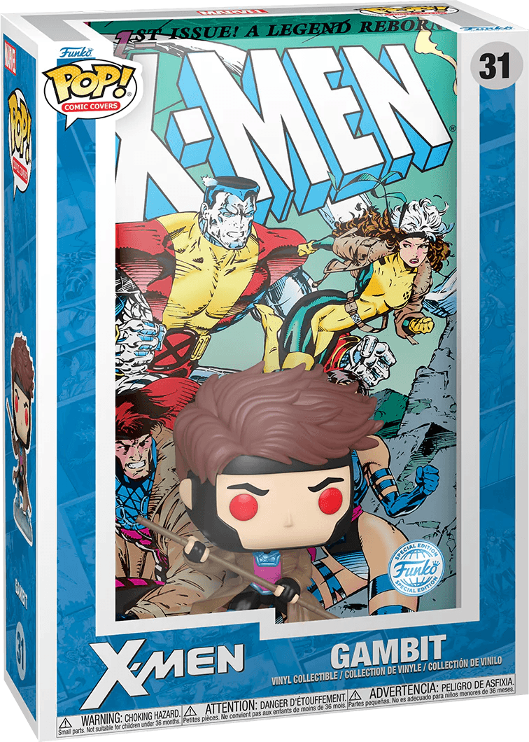 FUN71980 Marvel Comics - X-men #1 (Gambit) US Exclusive Pop! Comic Cover [RS] - Funko - Titan Pop Culture