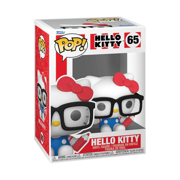 FUN72055 Hello Kitty - Hello Kitty with Glasses Pop! Vinyl - Funko - Titan Pop Culture