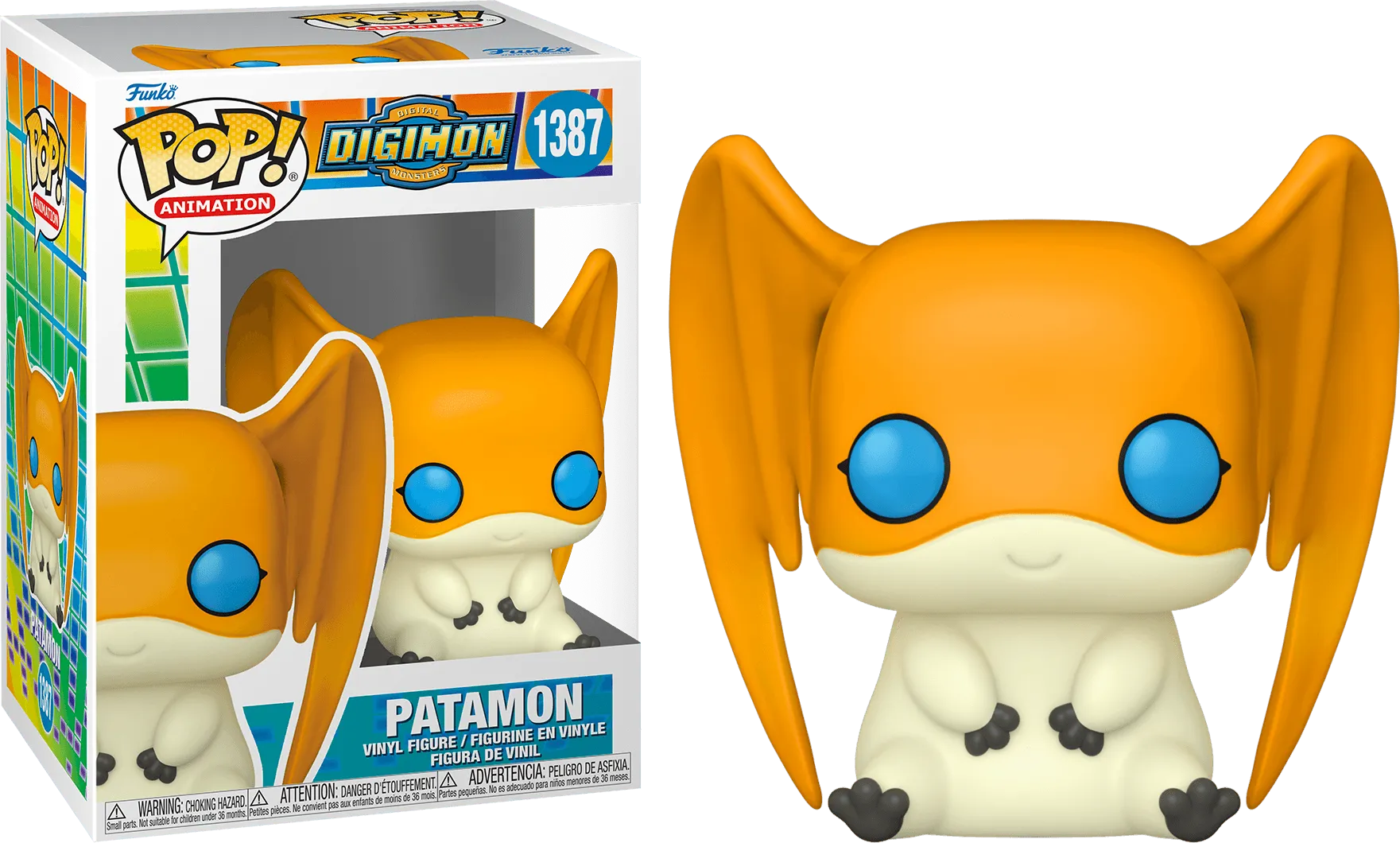 FUN72057 Digimon - Patamon Pop! Vinyl - Funko - Titan Pop Culture