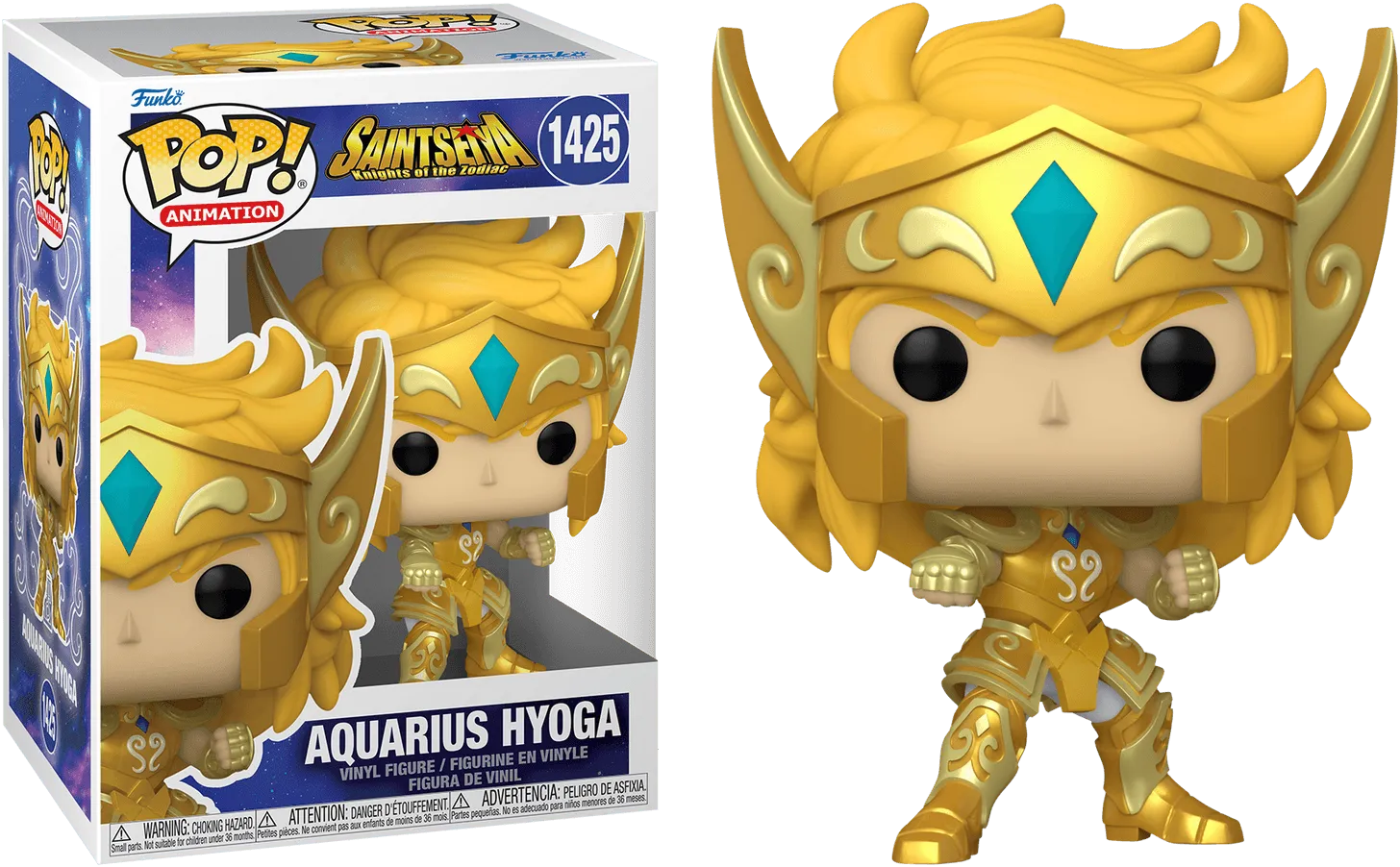 FUN72058 Saint Seiya - Aquarius Hyoga (Gold Suit) Pop! Vinyl - Funko - Titan Pop Culture