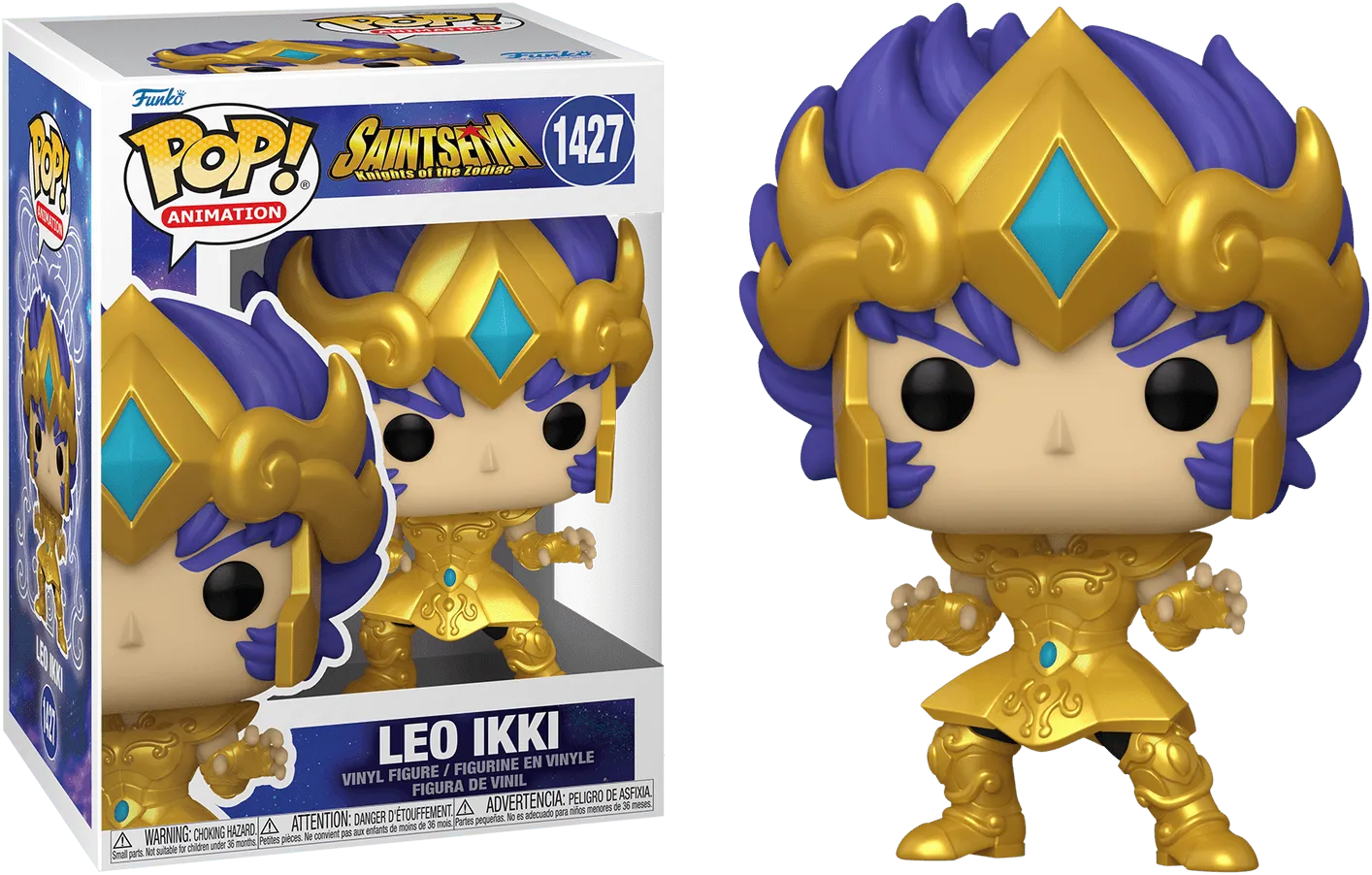 FUN72059 Saint Seiya - Leo Ikki (Gold Suit) Pop! Vinyl - Funko - Titan Pop Culture