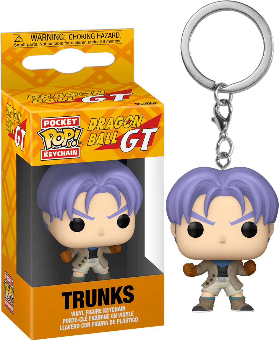 FUN72098 Dragon Ball GT - Trunks Pop! Keychain - Funko - Titan Pop Culture