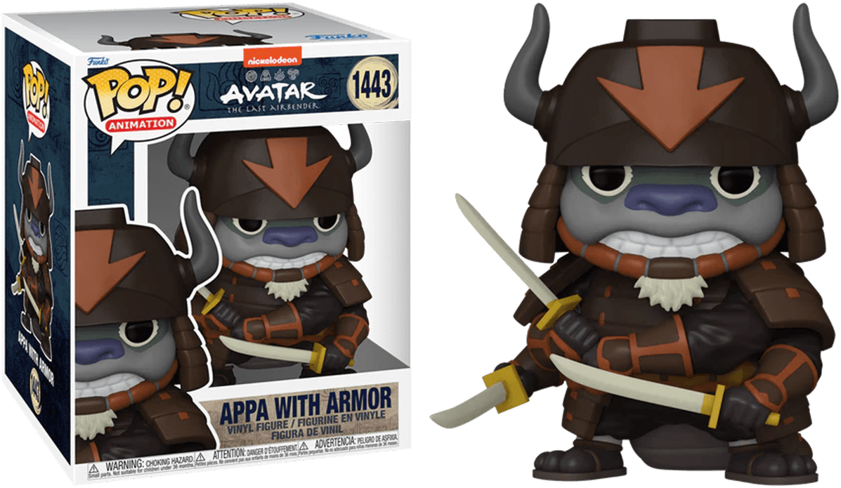 FUN72105 Avatar the Last Airbender - Appa with Armour 6" Pop! Vinyl - Funko - Titan Pop Culture