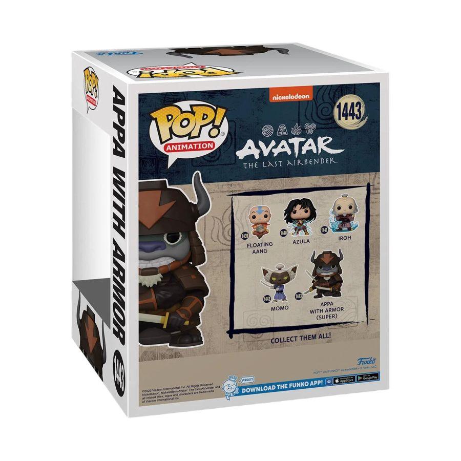 FUN72105 Avatar the Last Airbender - Appa with Armour 6" Pop! Vinyl - Funko - Titan Pop Culture