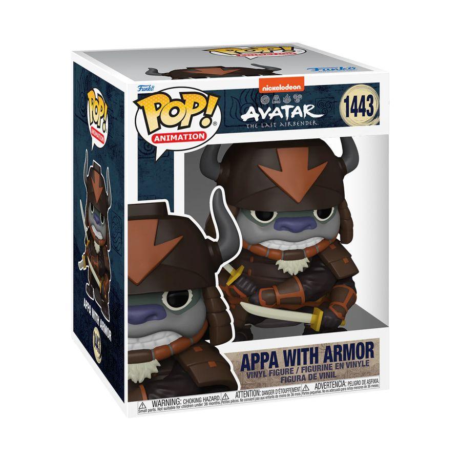 FUN72105 Avatar the Last Airbender - Appa with Armour 6" Pop! Vinyl - Funko - Titan Pop Culture