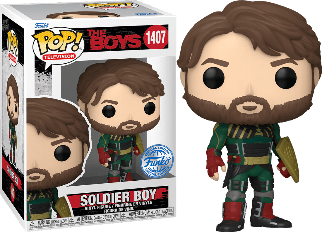 FUN72124 The Boys - Soldier Boy Pop! Vinyl - Funko TBA - Titan Pop Culture