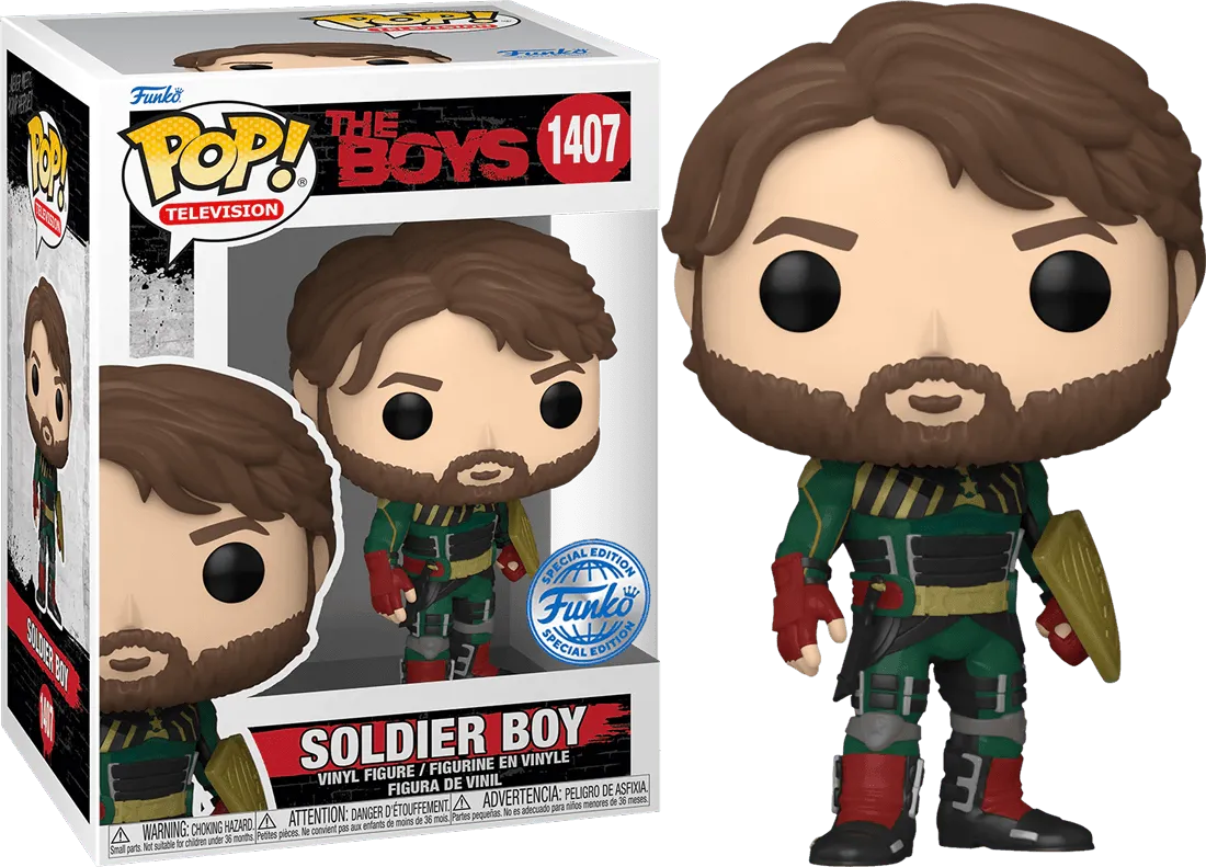 FUN72124 The Boys - Soldier Boy Pop! Vinyl - Funko TBA - Titan Pop Culture