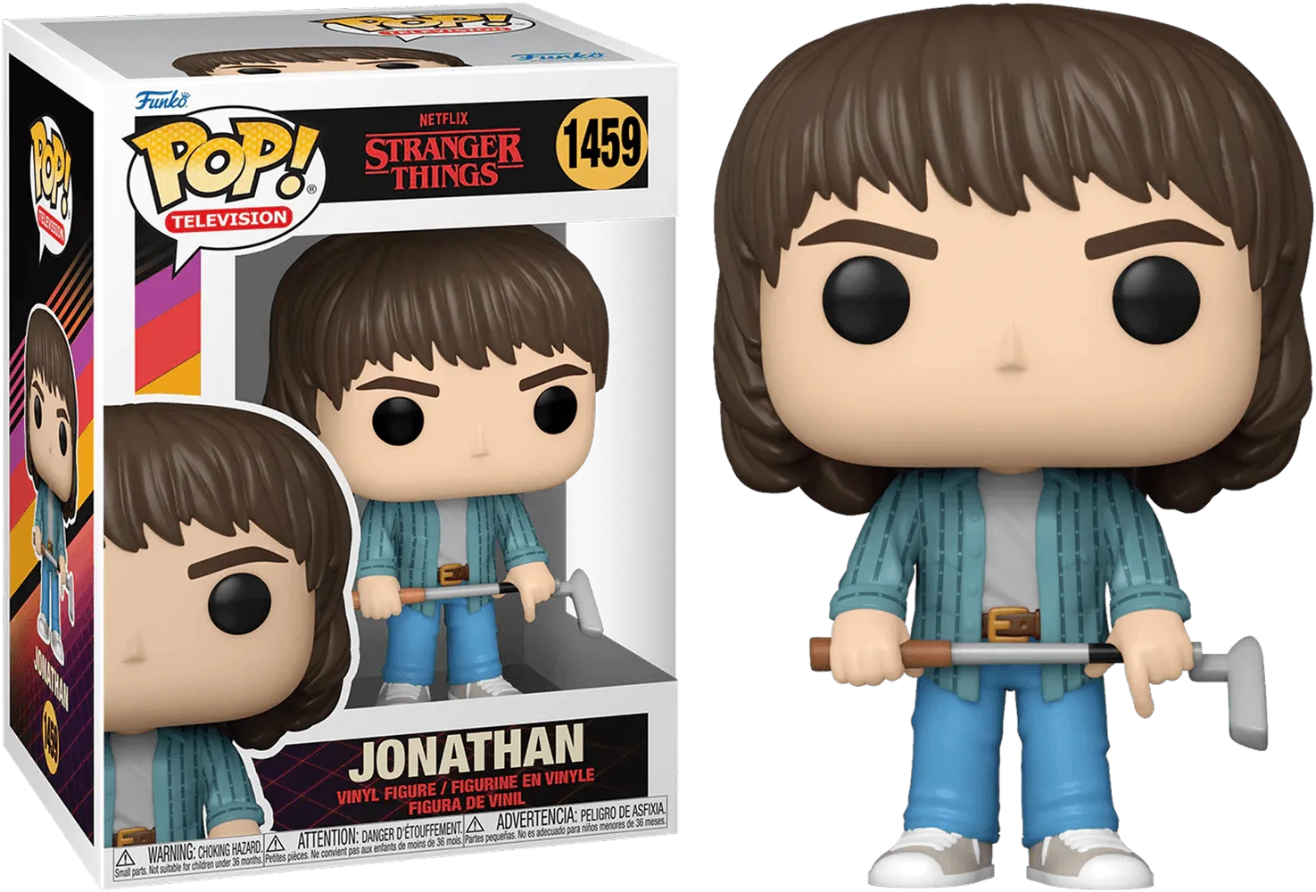 FUN72134 Stranger Things - Jonathan with Golf Club Pop! Vinyl - Funko - Titan Pop Culture