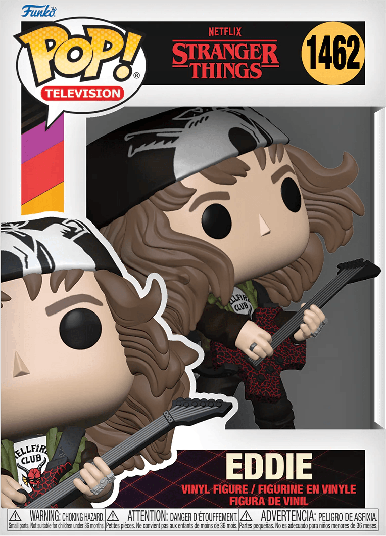 FUN72138 Stranger Things - Hunter Eddie with Guitar Pop! Vinyl - Funko - Titan Pop Culture