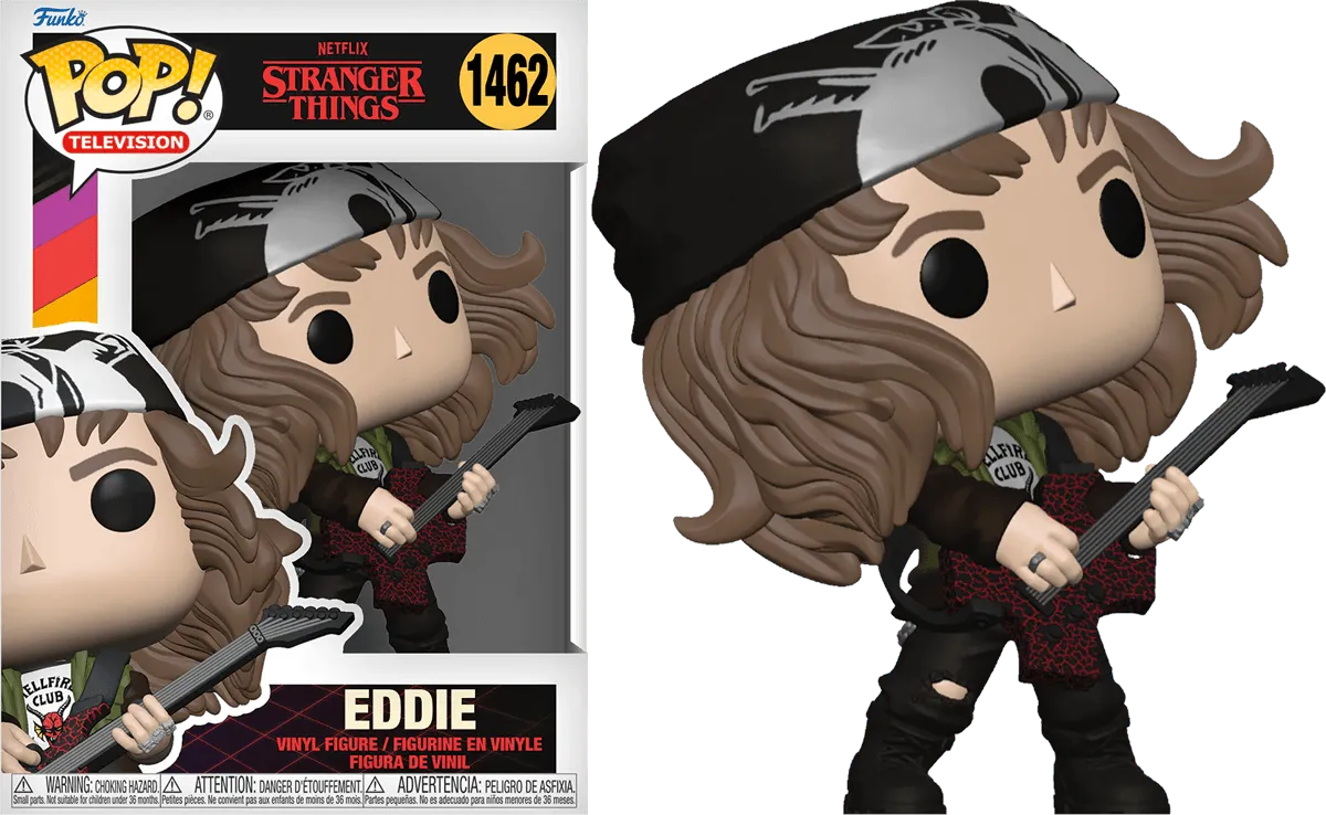 FUN72138 Stranger Things - Hunter Eddie with Guitar Pop! Vinyl - Funko - Titan Pop Culture