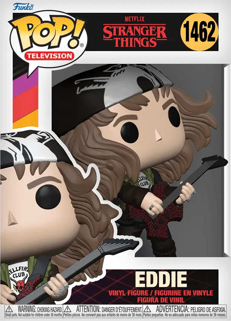 FUN72138 Stranger Things - Hunter Eddie with Guitar Pop! Vinyl - Funko - Titan Pop Culture