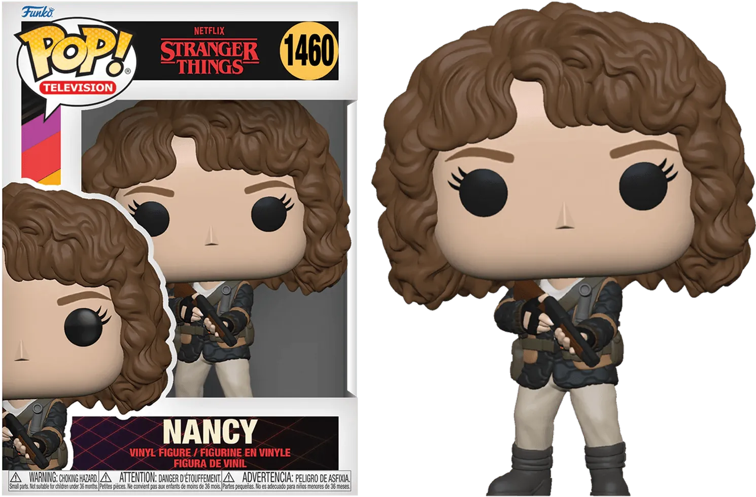 FUN72139 Stranger Things - Hunter Nancy with Shotgun Pop! Vinyl - Funko - Titan Pop Culture