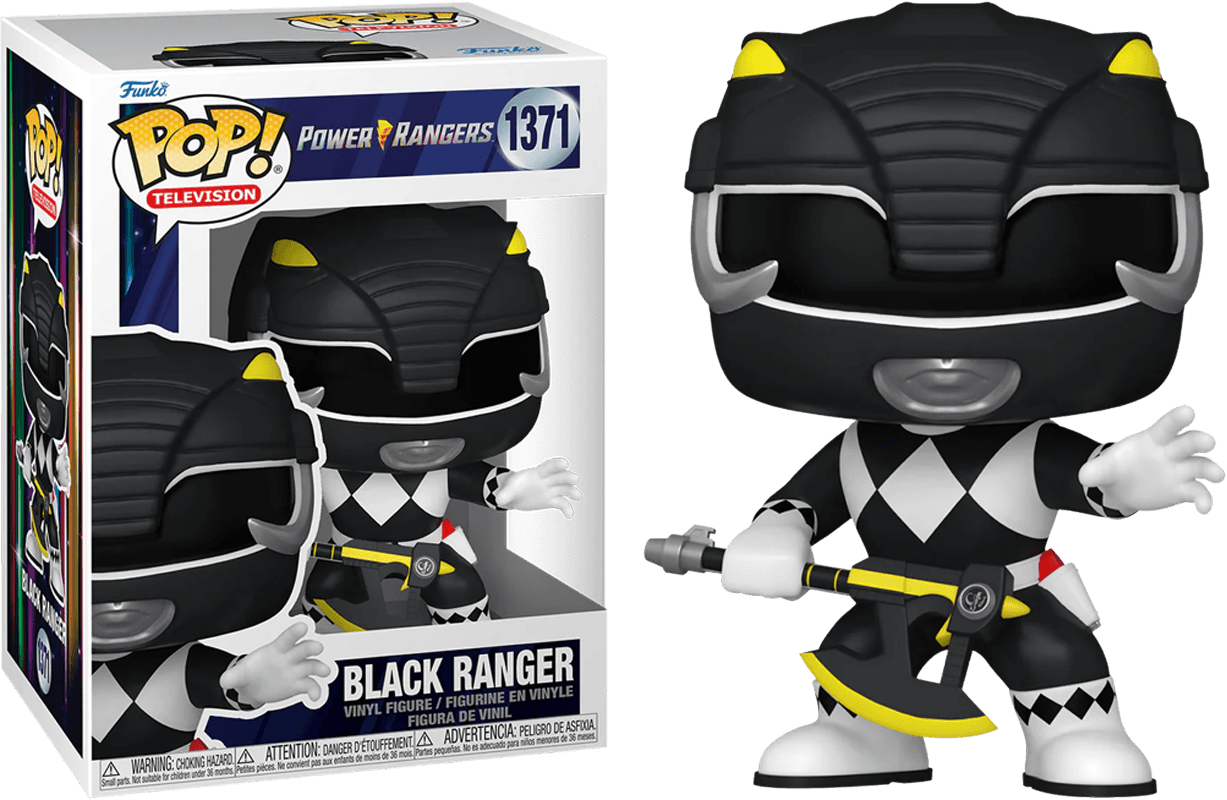 FUN72154 Power Rangers 30th Anniversary - Black Ranger Pop! Vinyl - Funko TBA - Titan Pop Culture