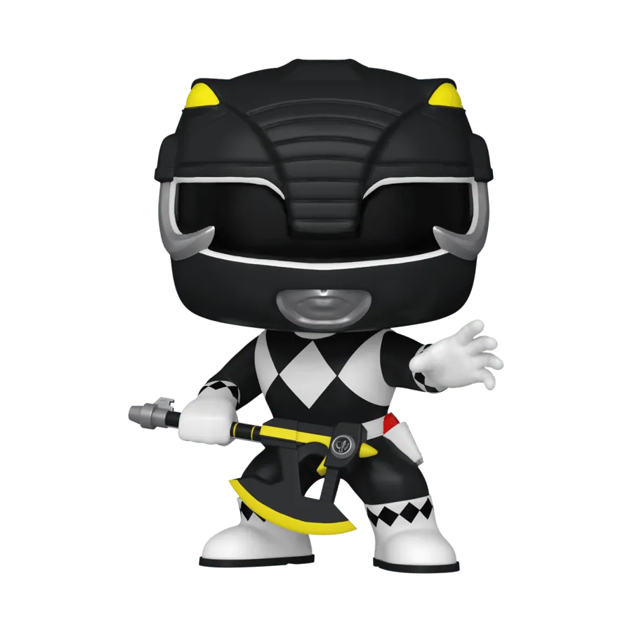 FUN72154 Power Rangers 30th Anniversary - Black Ranger Pop! Vinyl - Funko TBA - Titan Pop Culture