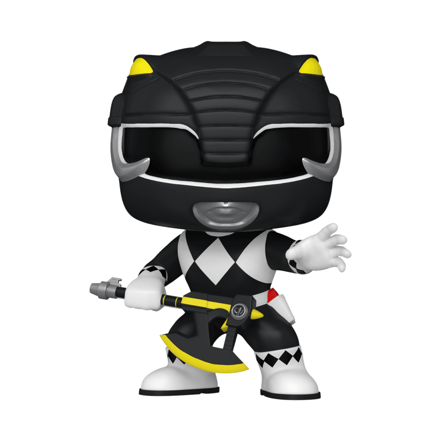 FUN72154 Power Rangers 30th Anniversary - Black Ranger Pop! Vinyl - Funko TBA - Titan Pop Culture