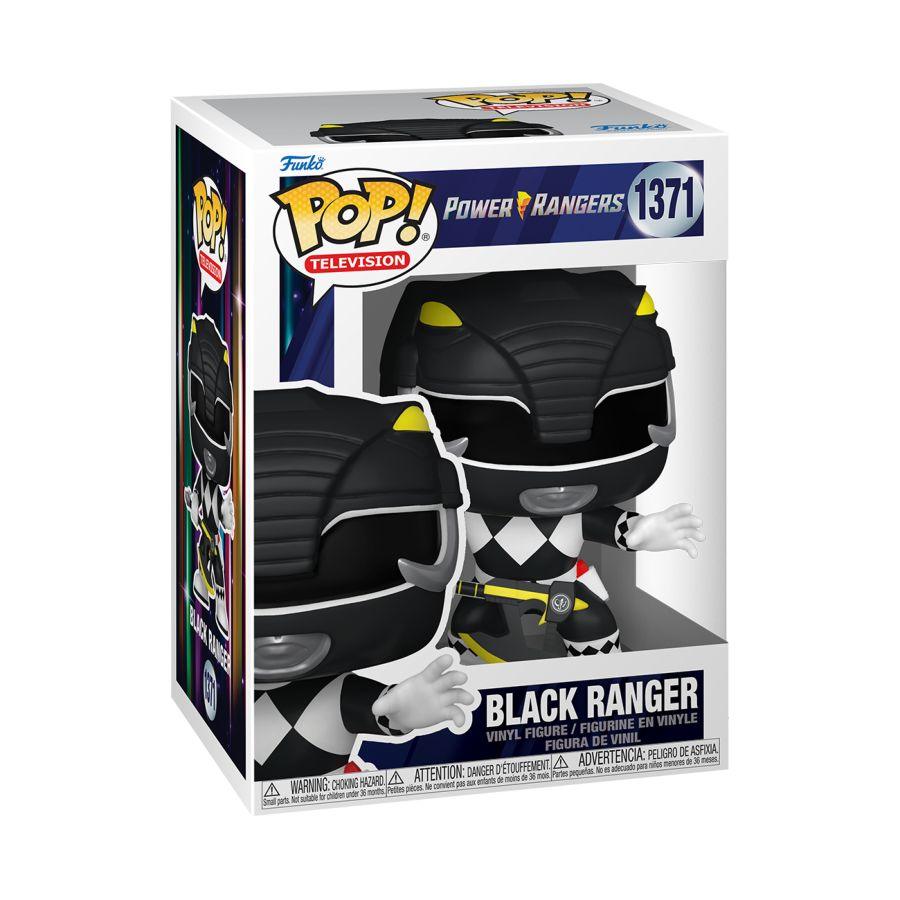 FUN72154 Power Rangers 30th Anniversary - Black Ranger Pop! Vinyl - Funko TBA - Titan Pop Culture