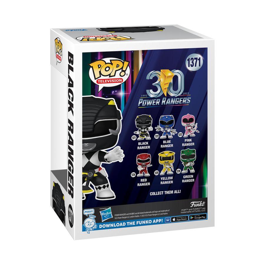 FUN72154 Power Rangers 30th Anniversary - Black Ranger Pop! Vinyl - Funko - Titan Pop Culture