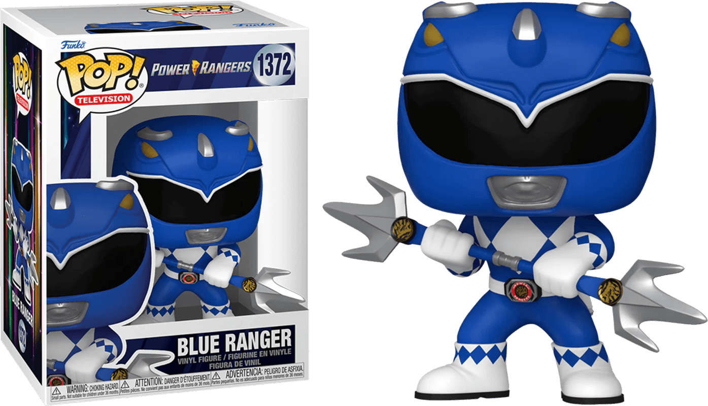 FUN72155 Power Rangers 30th Anniversary - Blue Ranger Pop! Vinyl - Funko TBA - Titan Pop Culture