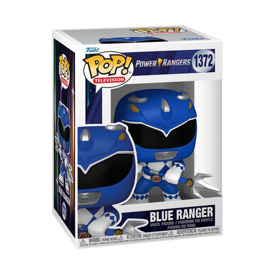 FUN72155 Power Rangers 30th Anniversary - Blue Ranger Pop! Vinyl - Funko TBA - Titan Pop Culture