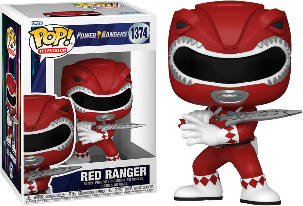 FUN72157 Power Rangers 30th Anniversary - Red Ranger Pop! Vinyl - Funko TBA - Titan Pop Culture