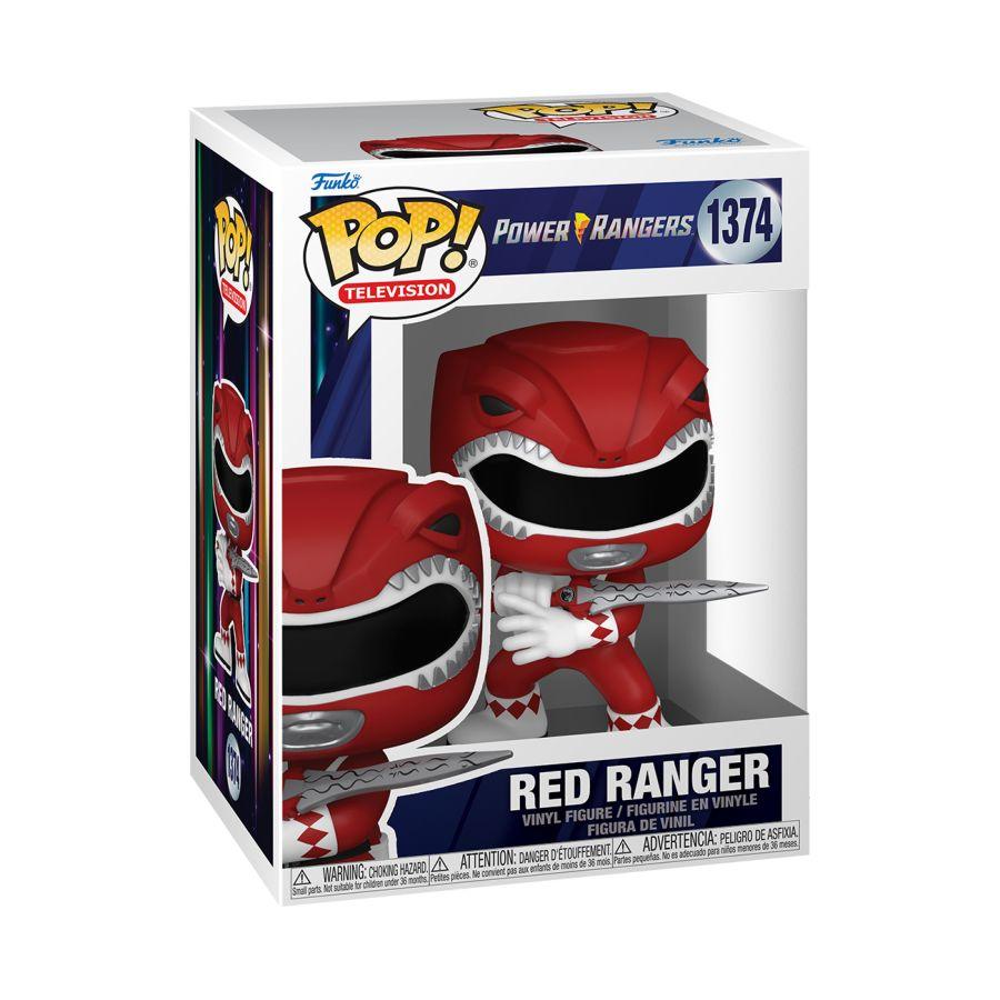 FUN72157 Power Rangers 30th Anniversary - Red Ranger Pop! Vinyl - Funko TBA - Titan Pop Culture