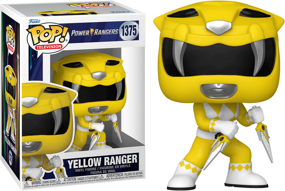 FUN72158 Power Rangers 30th Anniversary - Yellow Ranger Pop! Vinyl - Funko TBA - Titan Pop Culture