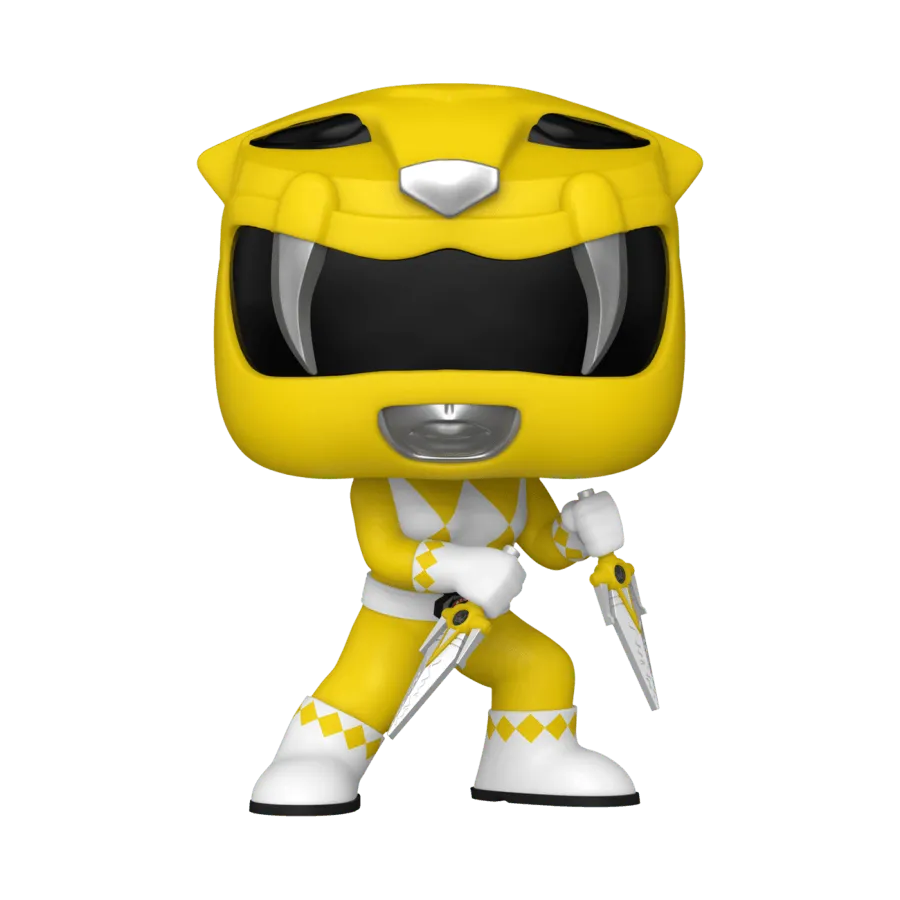 FUN72158 Power Rangers 30th Anniversary - Yellow Ranger Pop! Vinyl - Funko TBA - Titan Pop Culture