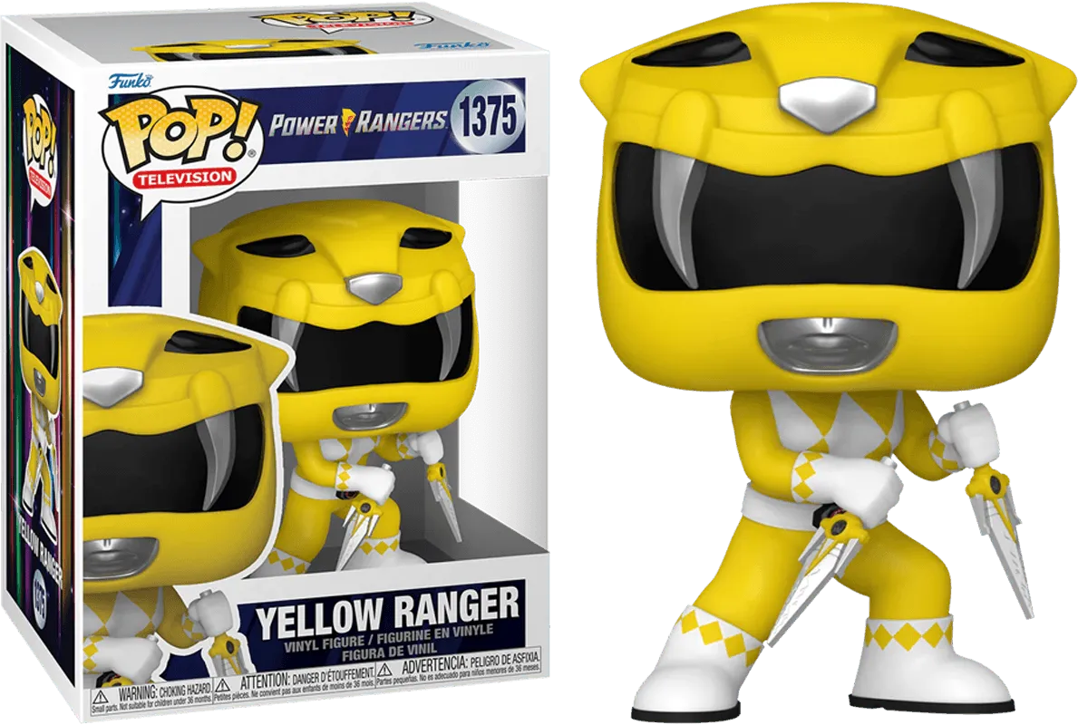 FUN72158 Power Rangers 30th Anniversary - Yellow Ranger Pop! Vinyl - Funko TBA - Titan Pop Culture