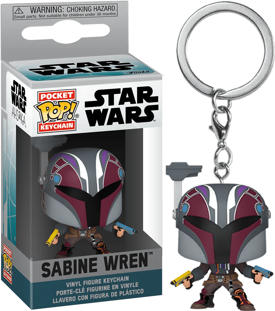 FUN72174 Star Wars: Ahsoka (TV) - Sabine Wren Pop! Keychain - Funko - Titan Pop Culture